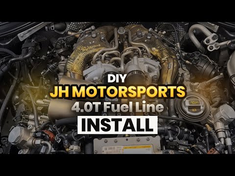 @JHMotorsportsInc 4.0T Fuel Line Re-Route Install DIY Audi S6 Audi S7