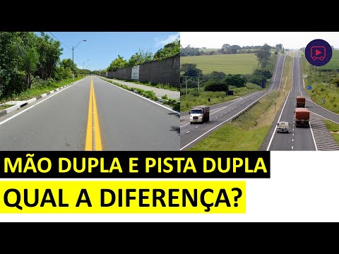 QUAL A DIFERENÇA ENTRE MÃO DUPLA E PISTA DUPLA