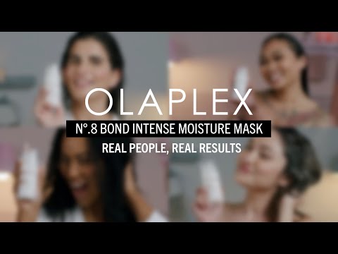 Intensyviai drėkinanti, atkuriamoji plaukų kaukė Olaplex No. 8 Moisture Mask 100ml video
