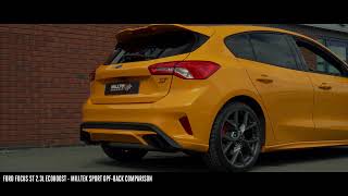 Video: Milltek Edelstahl Duplex Sportauspuff-Komplettanlage ab OPF Ford Focus 4 ST Schrägheck Video: Milltek Edelstahl Duplex Sportauspuff-Komplettanlage ab OPF Ford Focus 4 ST Schrägheck