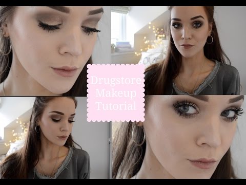 Full Face Using Only Drugstore Products