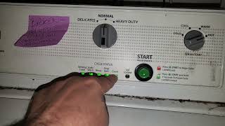 Whirlpool Service: How to clear all lights on, calibration, washer not working