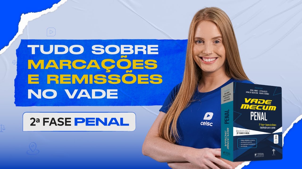 👉 Como fazer MARCAÇÕES e remissões no Vade Mecum de PENAL | 2ª Fase OAB