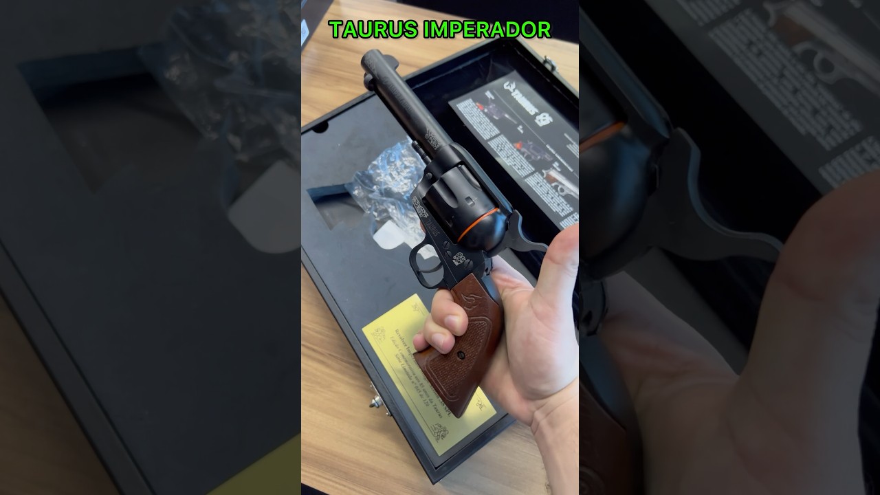 Novo Revólver Taurus .38 Imperador Exclusivo #shorts