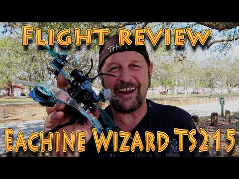 Eachine Wizard TS215 FPV Racing Drone Flight Review!!! (02.23.2018)