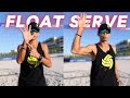 How To Float Serve - Where To Contact Volleyball - Demo
