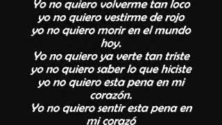 Yo No Quiero Volverme Tan Loco - Charly García - Letra (lyrics)