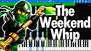 LEGO Ninjago theme song - The Fold : The Weekend Whip | Synthesia Piano Tutorial