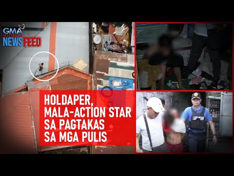Holdaper, mala-action star sa pagtakas sa mga pulis GMA Integrated Newsfeed