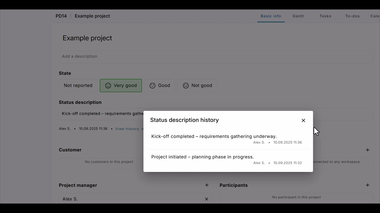 How to Use the State and Status Description