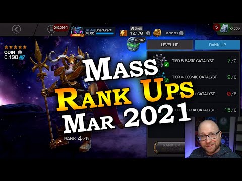 Mass Rank Ups - March 2021 | Marvel Contest of Champions