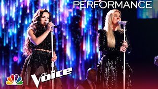 The Voice 2018 Live Finale - Chevel Shepherd  &amp; Kelly Clarkson &quot;Rockin&#39; with the Rhythm of the Rain&quot;