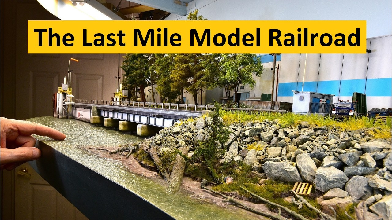 The Last Mile Model Railroad | The HO Scale Shelf Layout | Boomer Diorama