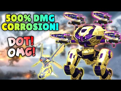 Maximum 500% CORROSION Power MK3 Stellar WASP LEECH Gameplay | War Robots Drone WR