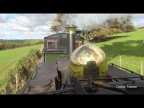 FOOTPLATE RIDE ON 190 LYD + 762 LYN ON THE LYNTON & BARNSTAPLE RAILWAY - 1st October 2018