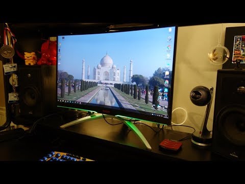 AOC AG272FCX review - 27" 1080p curved 144Hz gaming monitor - By TotallydubbedHD