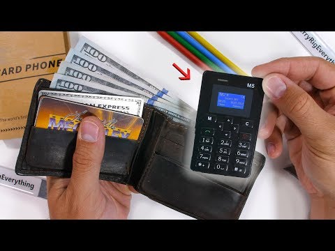 このスマホはWALLETに収まる!- 耐久性テスト! (This phone fits in a WALLET! - Durability Test!)