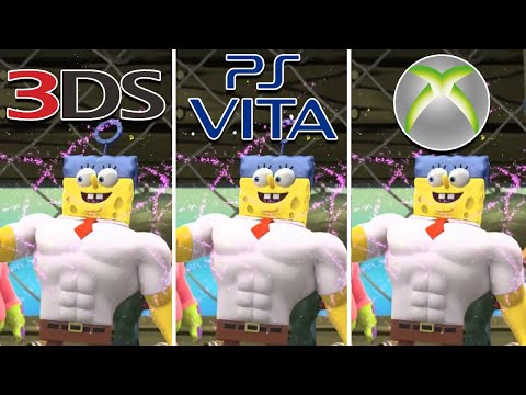 SpongeBob HeroPants (2015) 3DS vs PS Vita vs XBOX 360 (Which One is Better?)