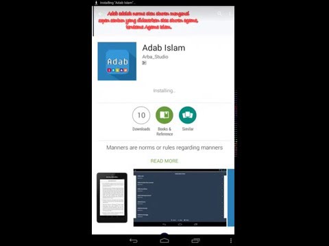 the kinds of adab in Islam that must be learned Video