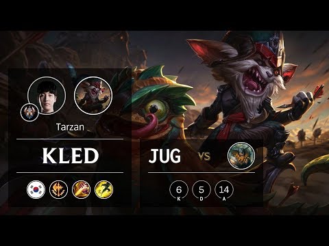 Kled Jungle vs Olaf - KR Challenger Patch 9.24