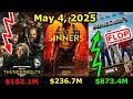 Box Office 5 04 25 MCU S Thunderbolts 1 Sinners 2 A Minecraft Movie 3 Ep 578