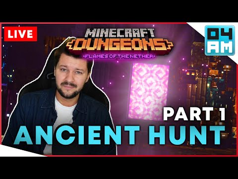 04AM - 🔴ANCIENT HUNT FARMING PART 1 -  Max Apocalypse Plus Gameplay in Minecraft Dungeons (Livestream)