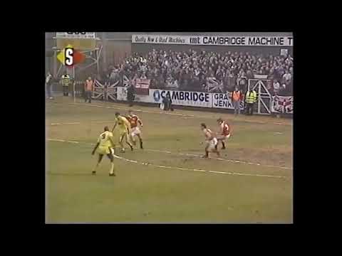 Cambridge Utd v Middlesbrough F.A. Cup 4th Round 26-01-1991