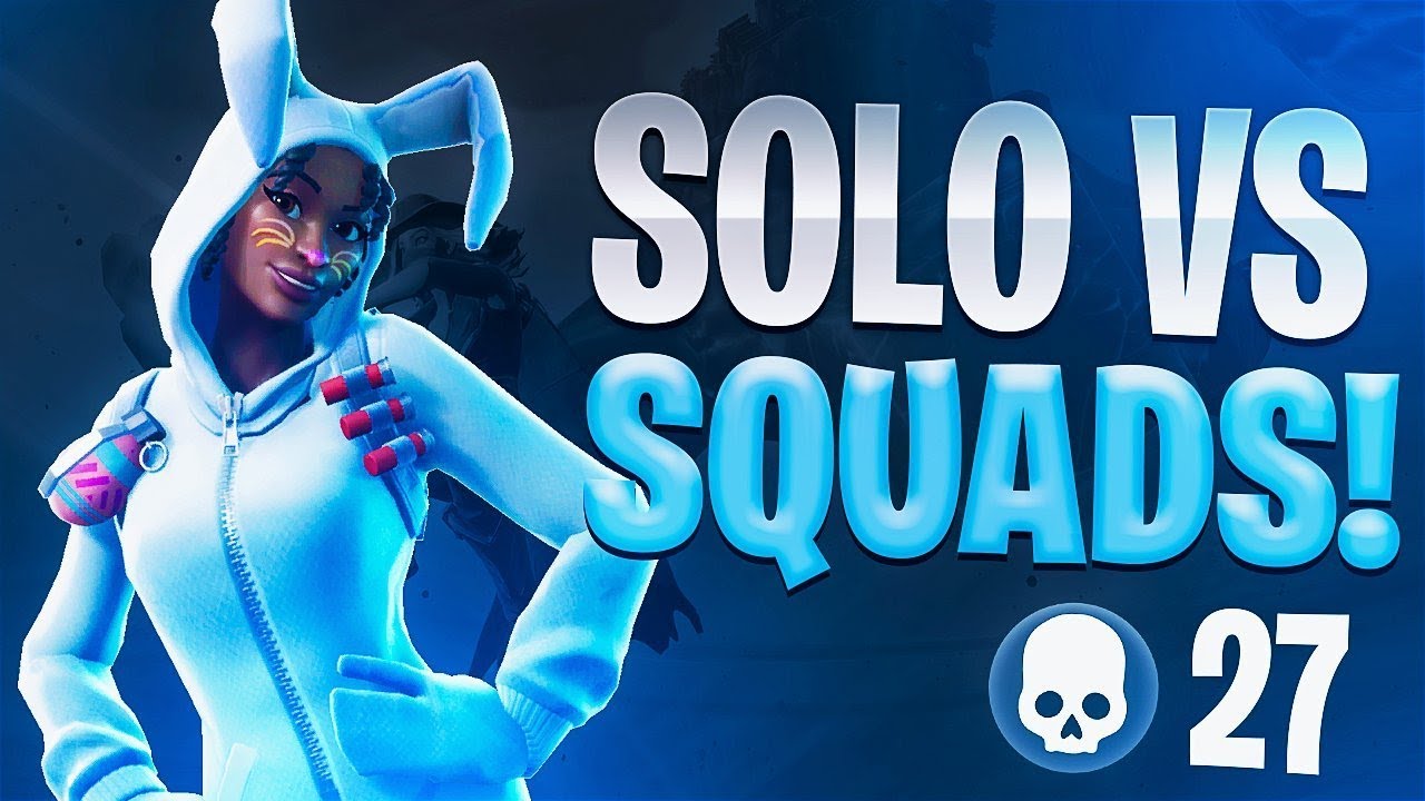 27 KILL WIN SOLO VS SQUADS! - Fortnite Battle Royale