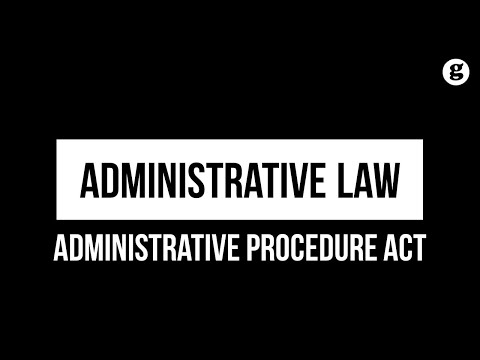 Administrative Procedure Act