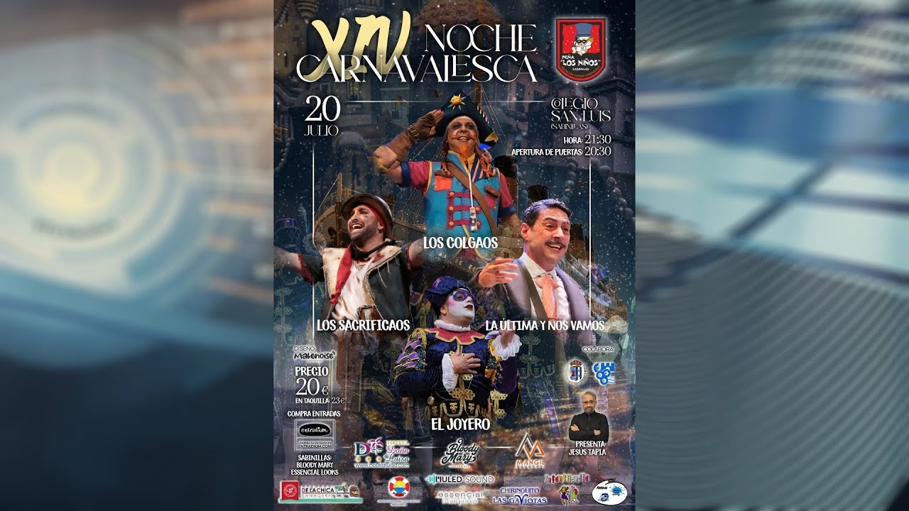 Ya se ultiman los detalles de la Noche Carnavalesca