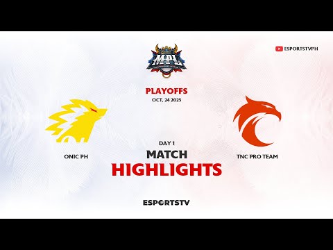 ONIC PH vs TNC Pro Team HIGHLIGHTS MPL PH S16 PLAYOFFS | TNC VS ONIC ESPORTSTV