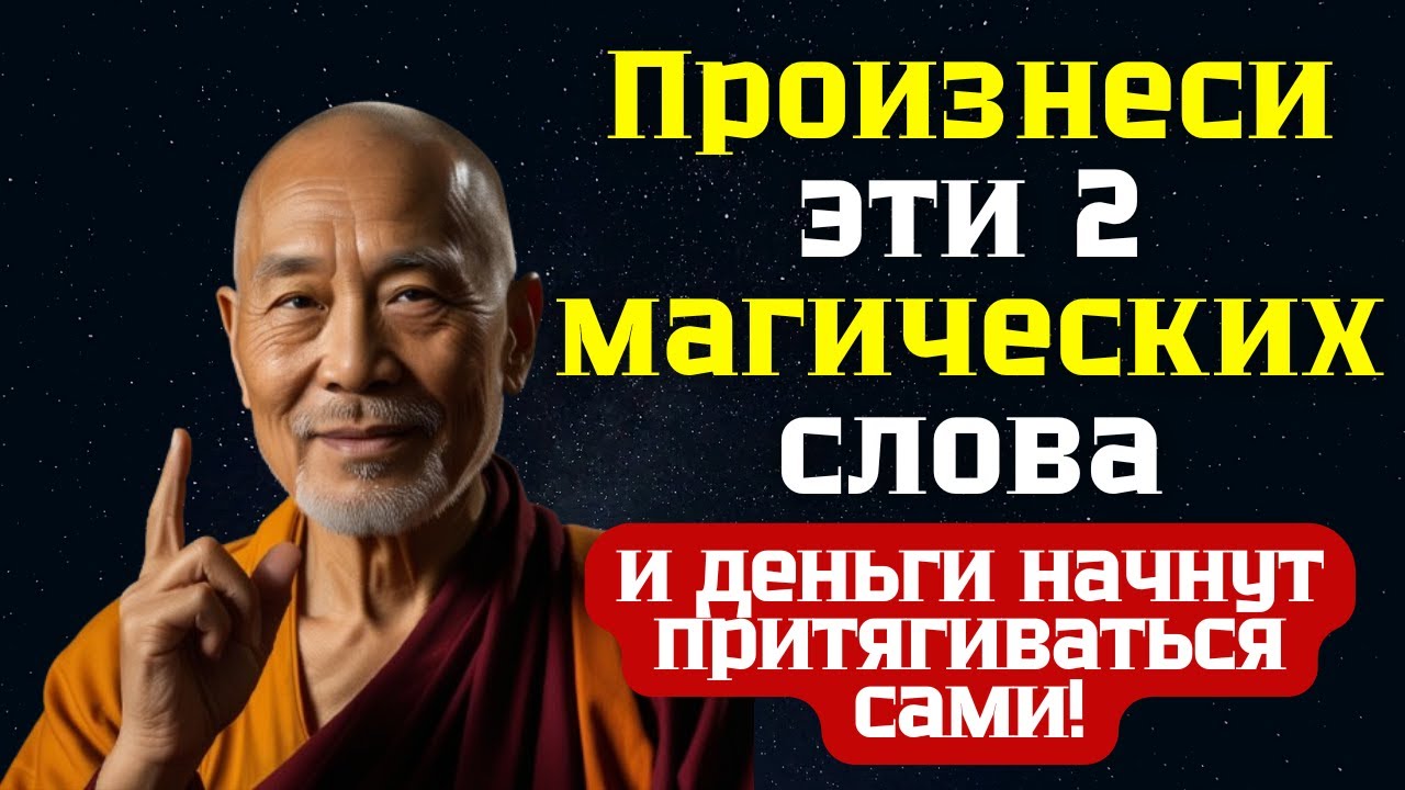 Произнеси эти 2 магических слова, и деньги начнут притягиваться сами!