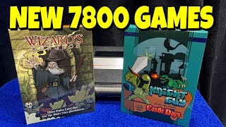 New 7800 Games on Physical:  Knight Guy & Wizard's Dungeon