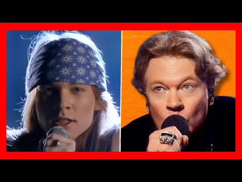 Guns N’Roses Axl Rose VOICE 🎤 Then and Now