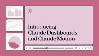 Introducing Claude Dashboards and Claude Motion