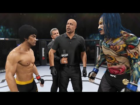 Bruce Lee vs. Wild Choptop - EA Sports UFC 2 - Dragon Fights 🐉