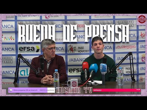 Rueda De Prensa de Jaime Fernández para anunciar su despedida.