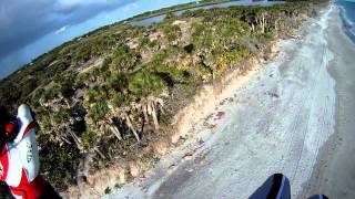 preview picture of video 'PPG flying Venice Beach/FL to Manasota Key'
