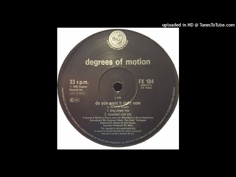 Degrees Of Motion Featuring Biti | Do You Want It Right Now (King Street Mix)