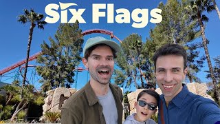 My 10-Year-Old Nephew Rides 10 Rollercoasters at Magic Mountain!