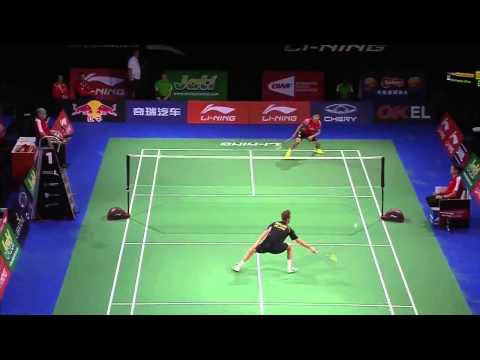 Day 1 - 2014 BWF World Championships - Wang Zhengming vs Michal Rogalski