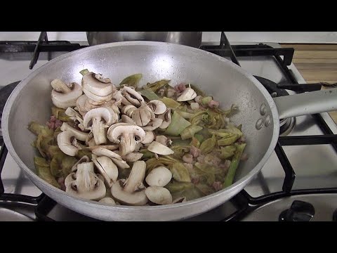 FACILISSIMA PASTA CON CARCIOFI E  FUNGHI, e poi vi presento la mia bambina