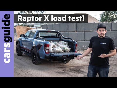 Ford Ranger 2022 review: Raptor X load test Australia - 4x4 dual cab pickup at max payload!