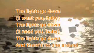 The Lights go Down with lyrics