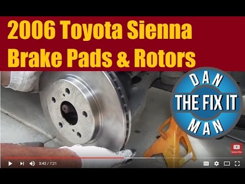 2006 Toyota Sienna - Front Brake Pads & Rotors