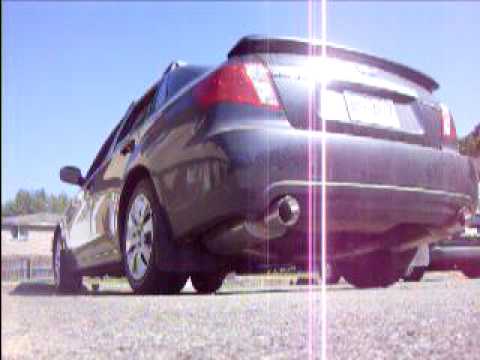08 Impreza 2.5i borla header and magnaflows