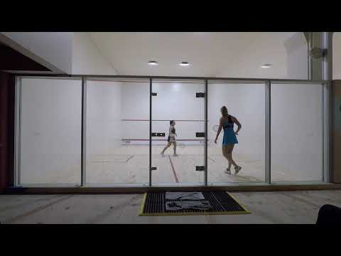 NY Squash Pro Series - Game 1 - Olivia Blatchford Clyne vs Olivia Feichter