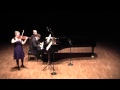 Duo Carr Quennerstedt - Beethoven - Violin Sonata No.1 in D Op.12: 2nd mov. Tema con variazioni