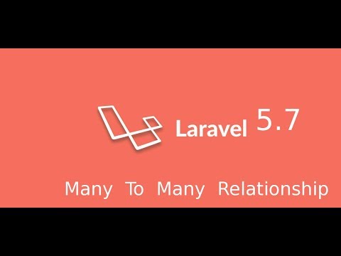 Laravel 5 7 tutorial many to many relation | relationship in laravel