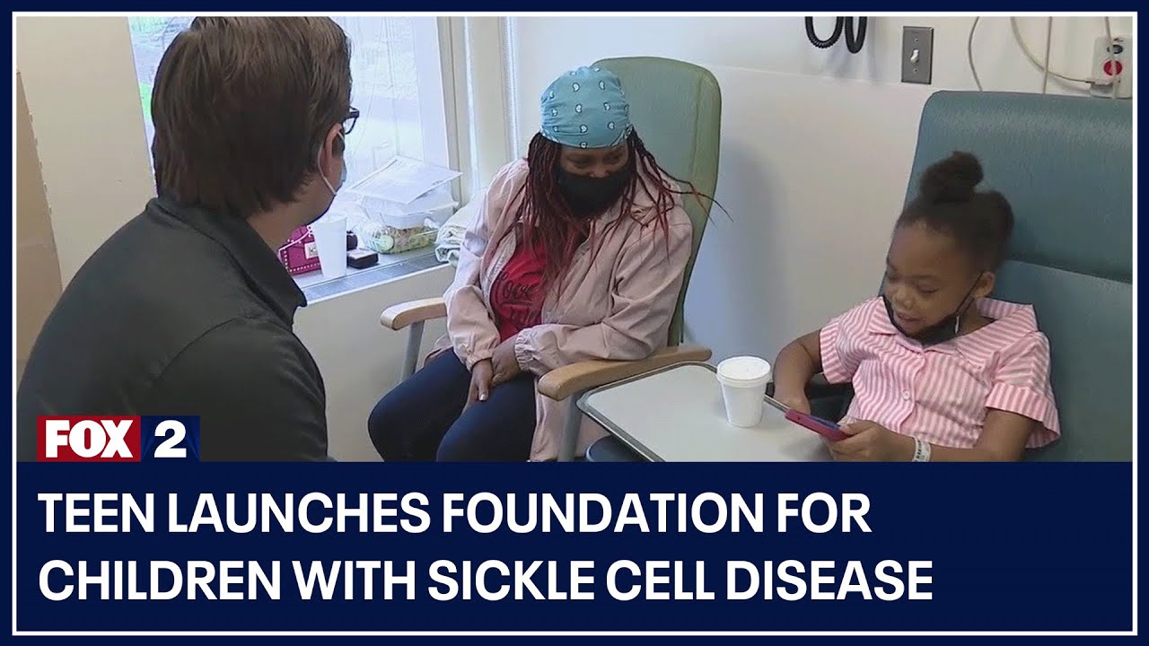 Teen launches foundation for children with sickle cell disease, offering rides to clinics